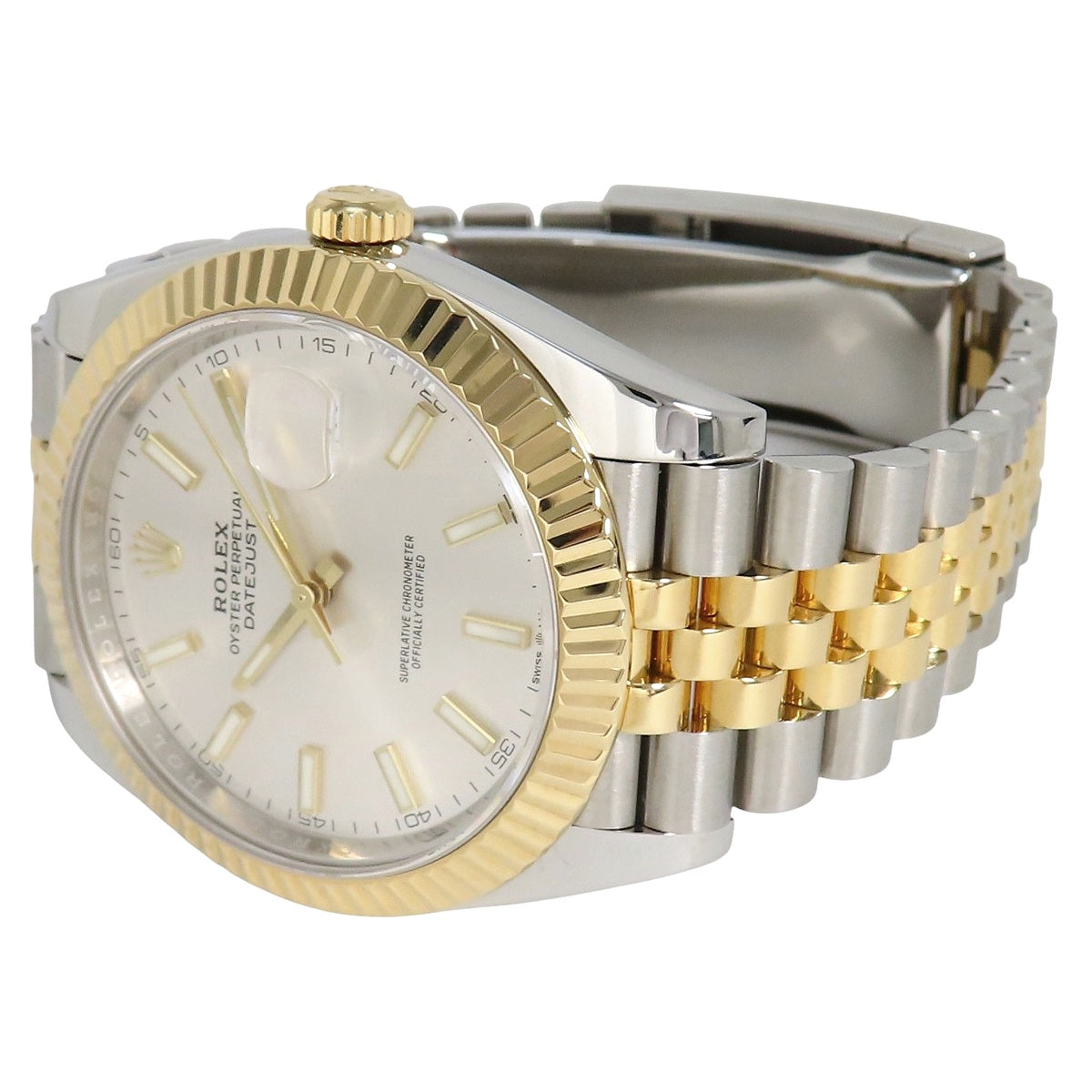 Datejust 41 126333 YG/SS Random Serial Silver Automatic Men's