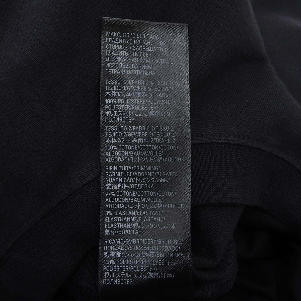 Tシャツ プリーツ ワンピース 2023年 34 ロゴ 半袖 ブラック黒