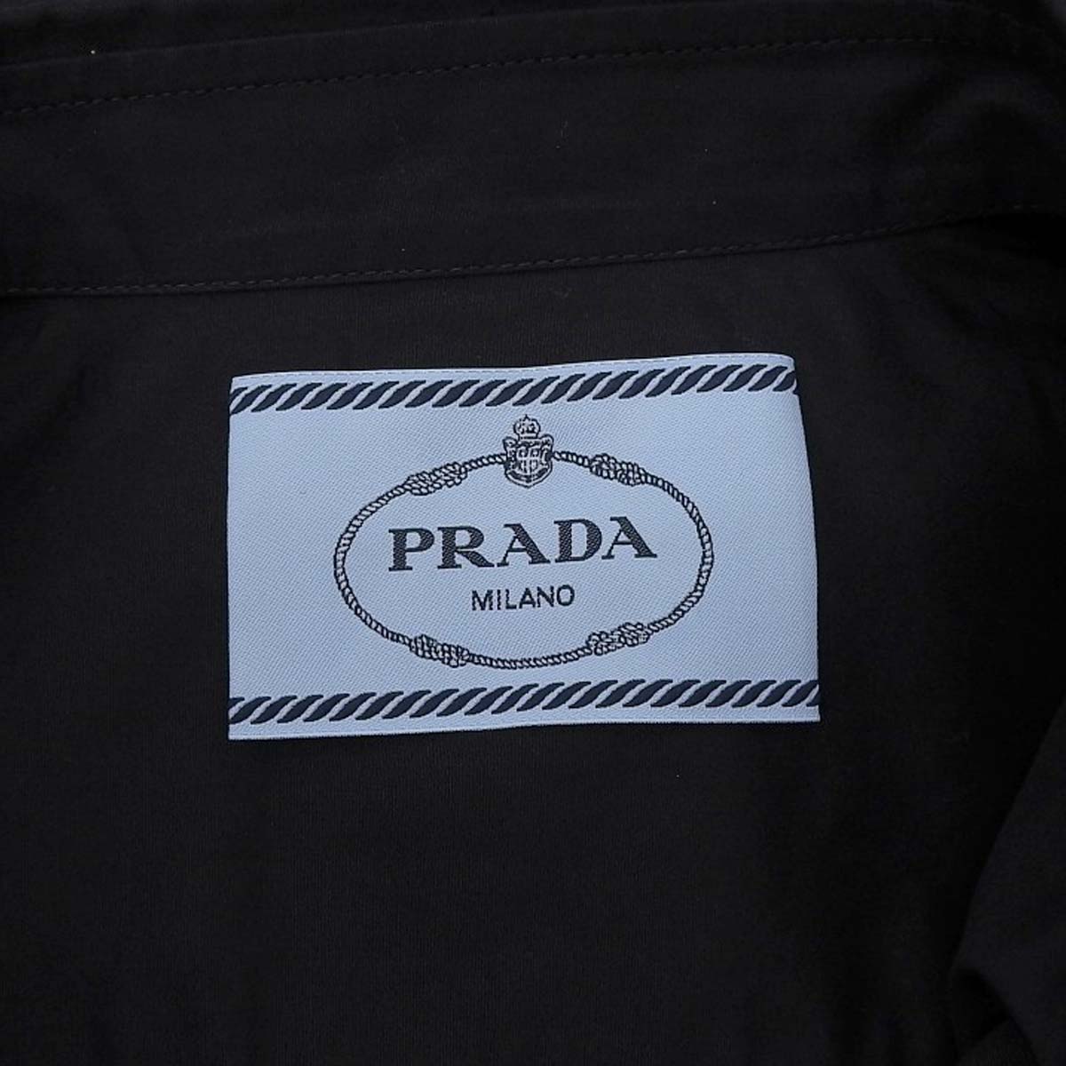 Triangle Logo Dress 2023 Size 40 Shirt Dress Short Sleeve