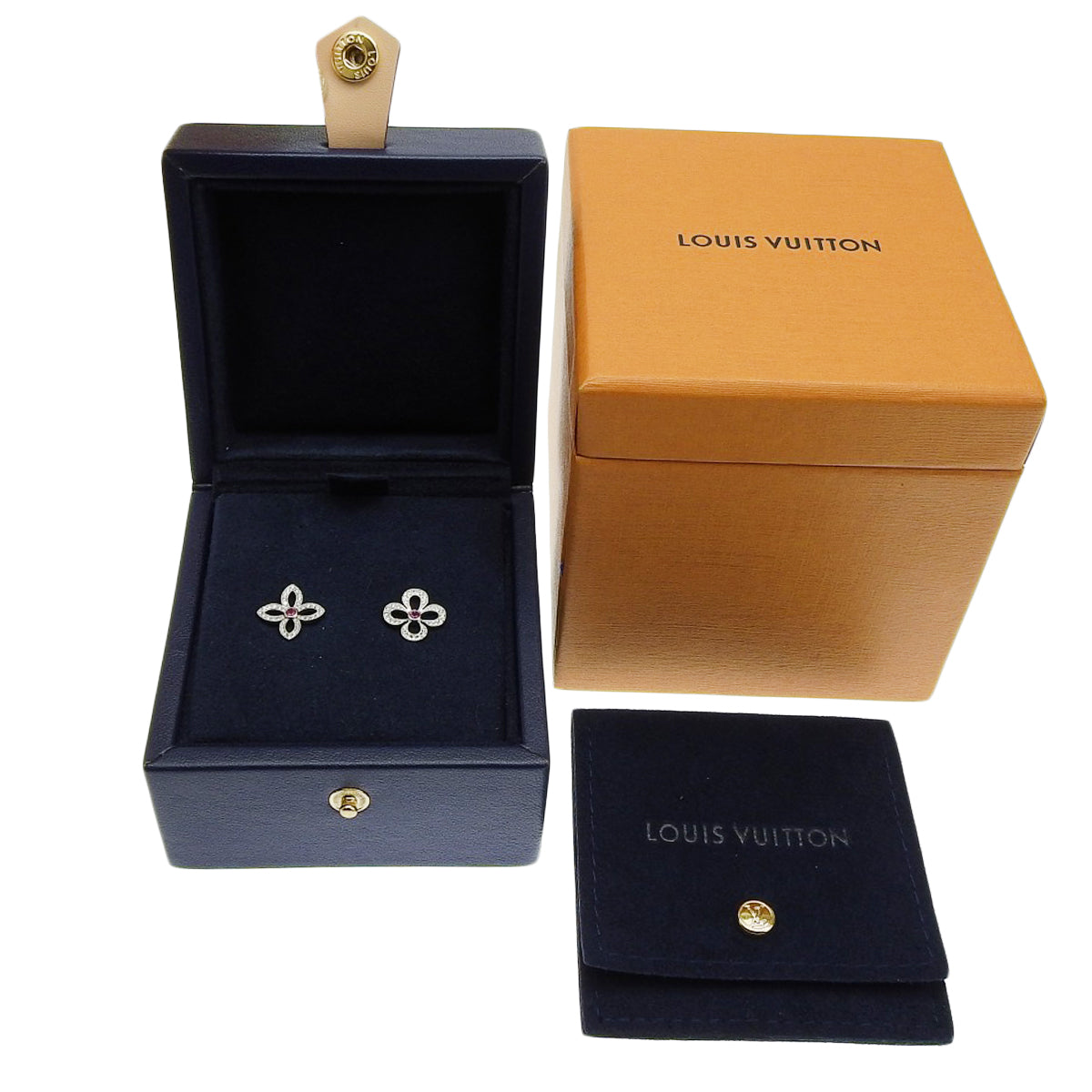 Puce Craccante 钻石/粉色蓝宝石白金 K18WG