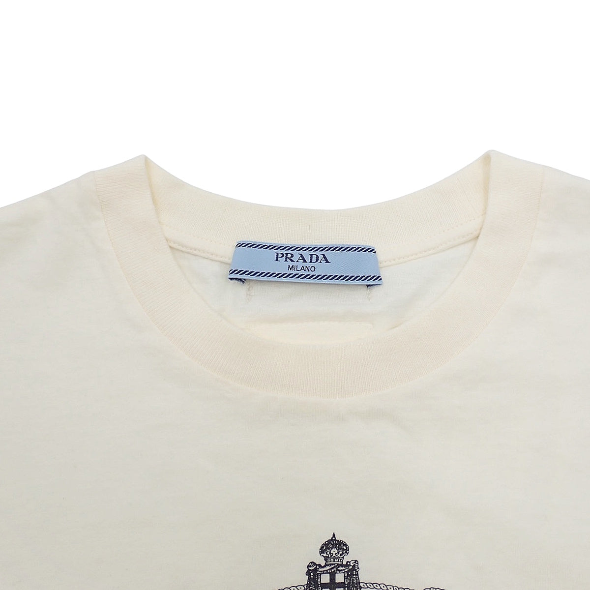 Logo Print Top 2024 Size S Distressed