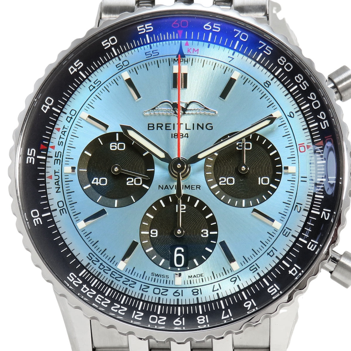 Navitimer B01 Chronograph AB0138 SS Automatic Blue