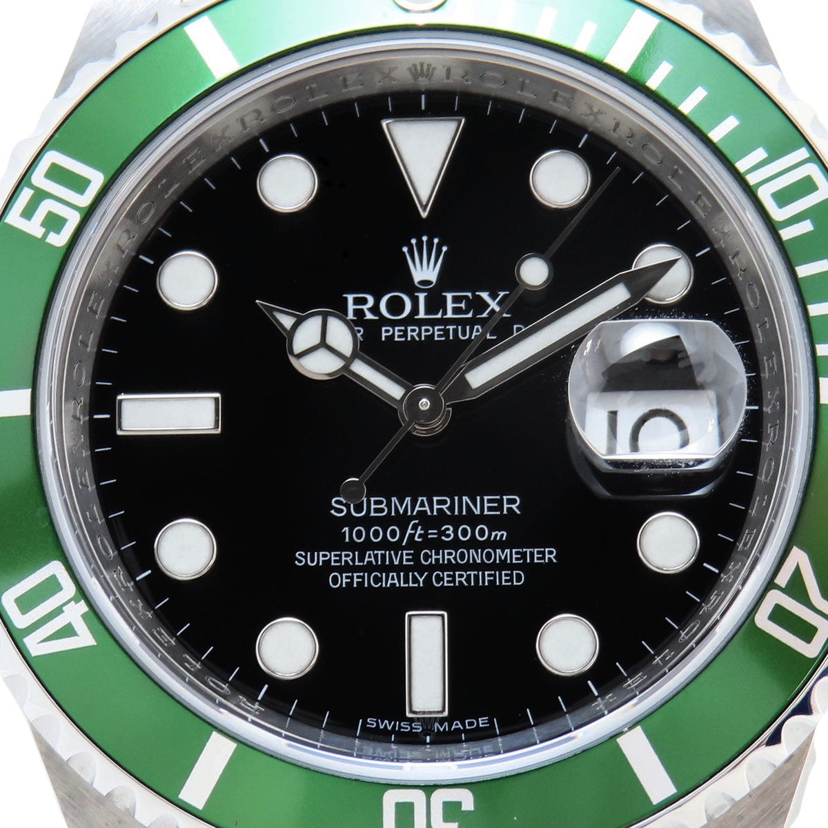 Submariner Date 16610LV SS V-number Black Automatic Men's