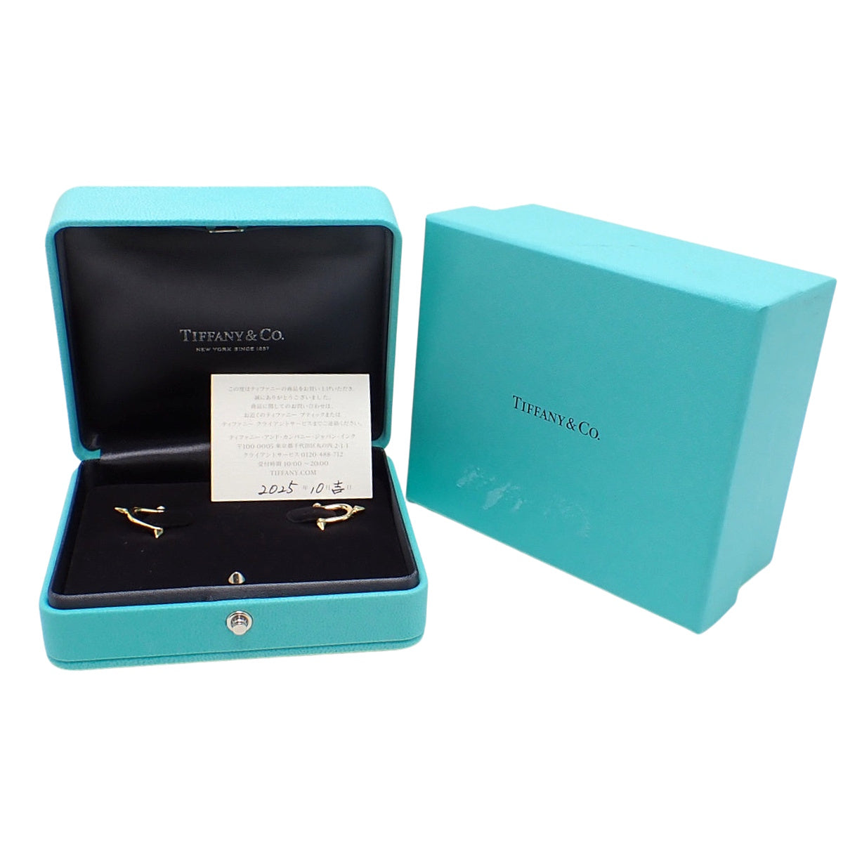 Titan earrings in 18K yellow gold