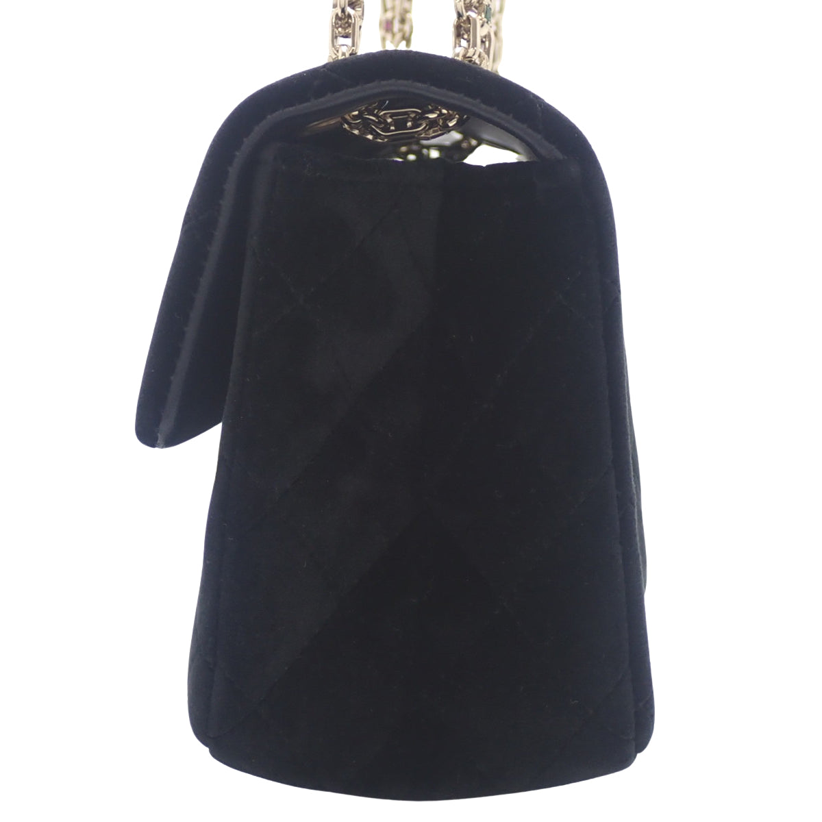 2.55 チェーンショルダーバッグ ベルベット ブラック