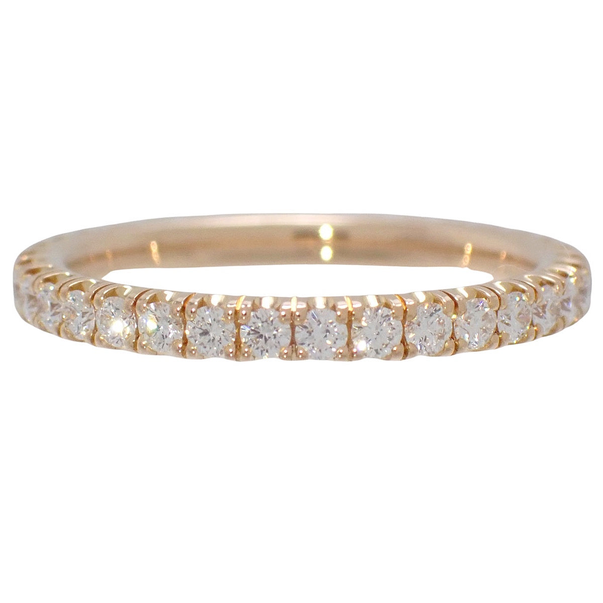 卡地亚 Etincel de Cartier 玫瑰金镶钻戒指,18K 玫瑰金,1.6 克