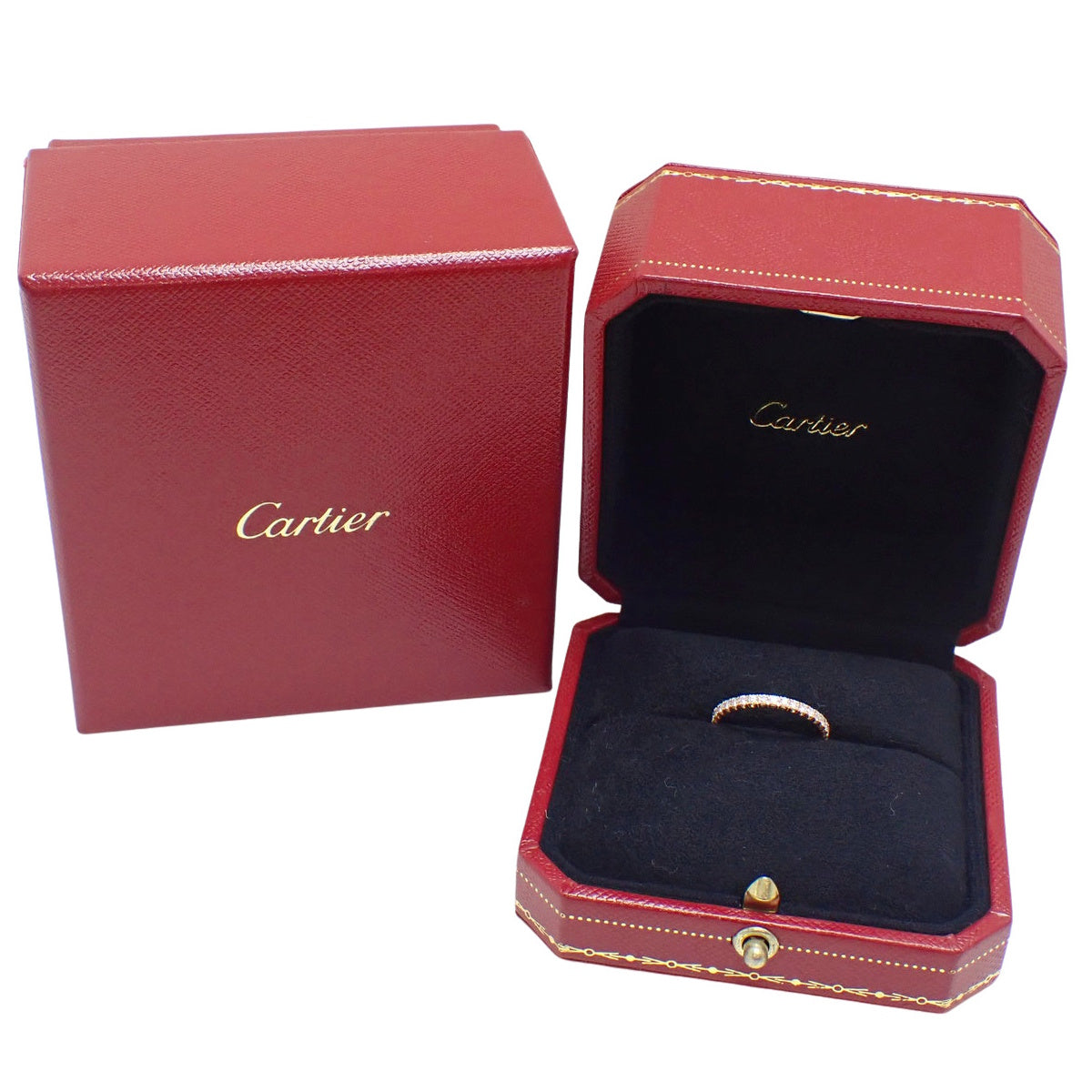 卡地亚 Etincel de Cartier 玫瑰金镶钻戒指,18K 玫瑰金,1.6 克