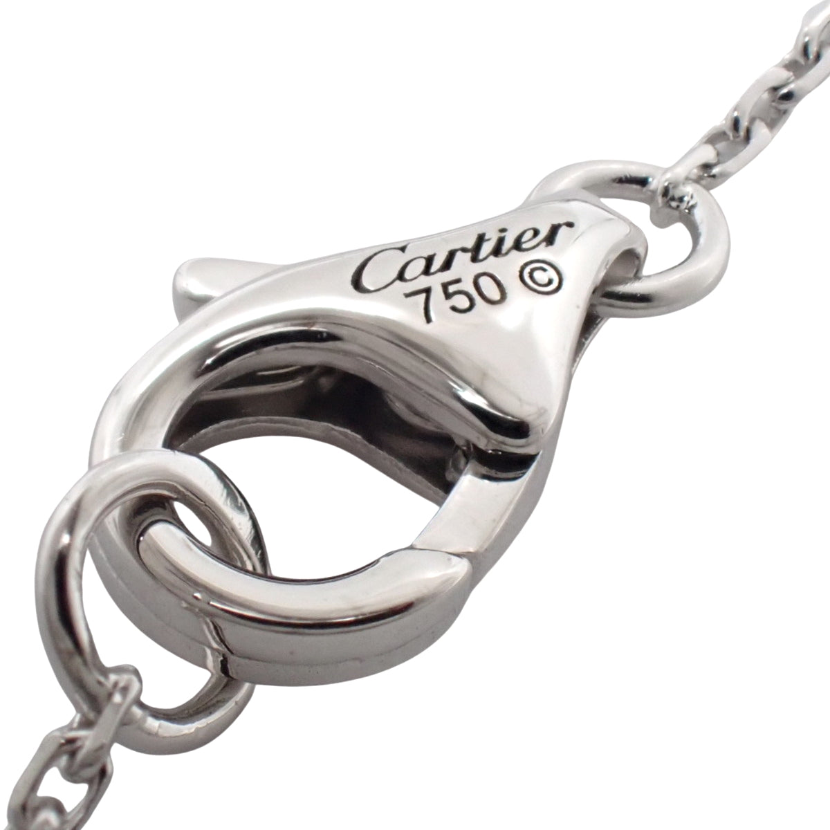 カレス ドルキデ パル ネックレス ダイヤモンド ホワイトゴールド K18WG 2.9g