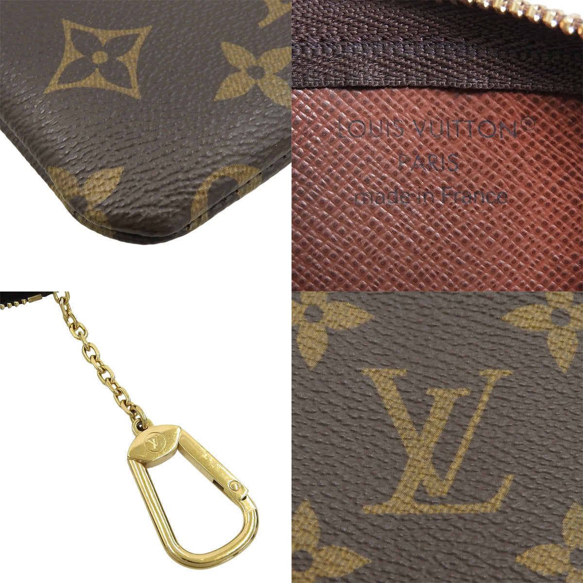 Monogram Card Key Case Pochette Cle Brown M62650