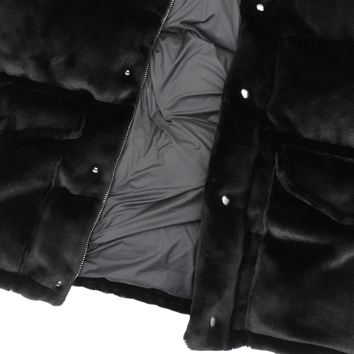 Faux Fur Oversized Down Jacket 2024 Model 38