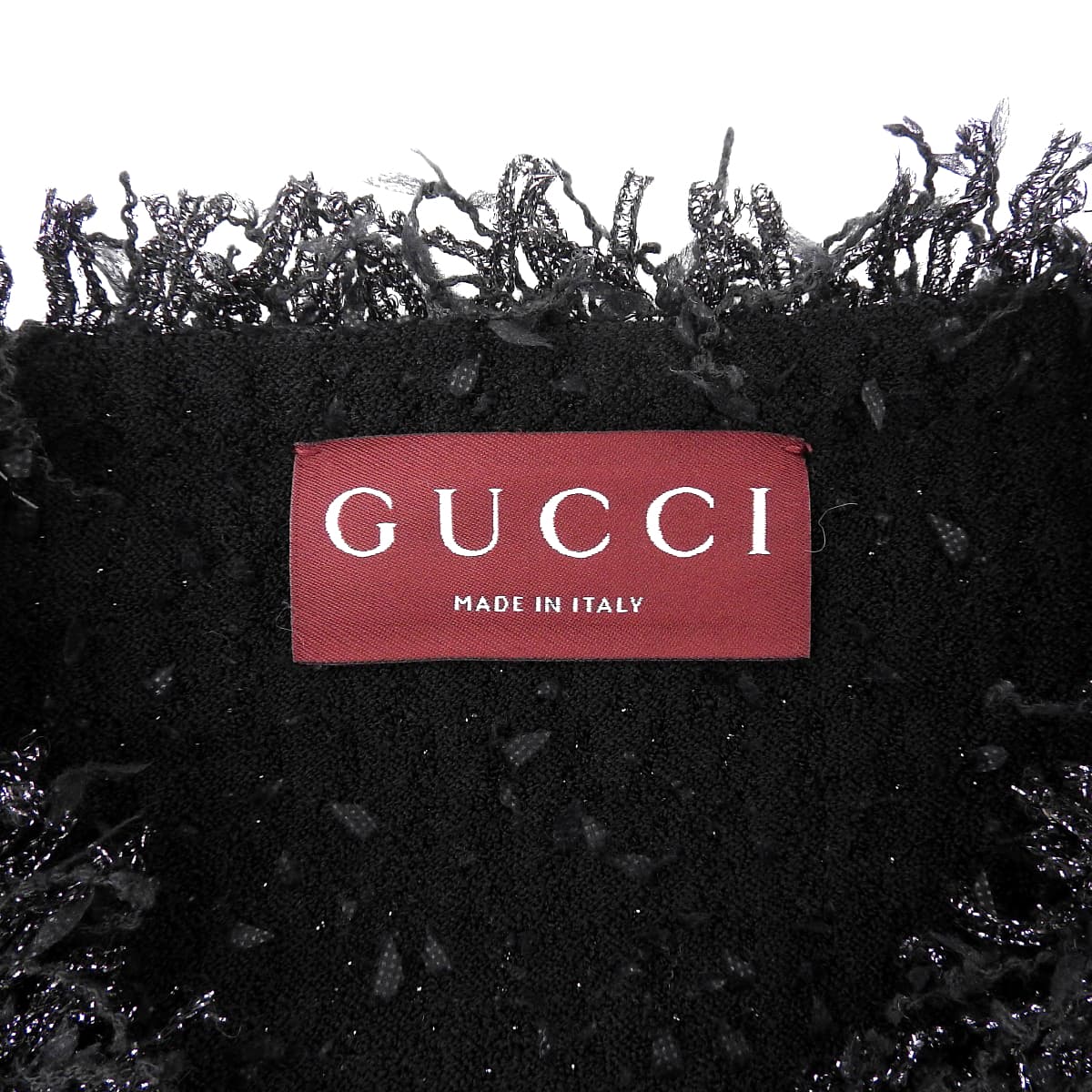 ツイードラメカーディガン S