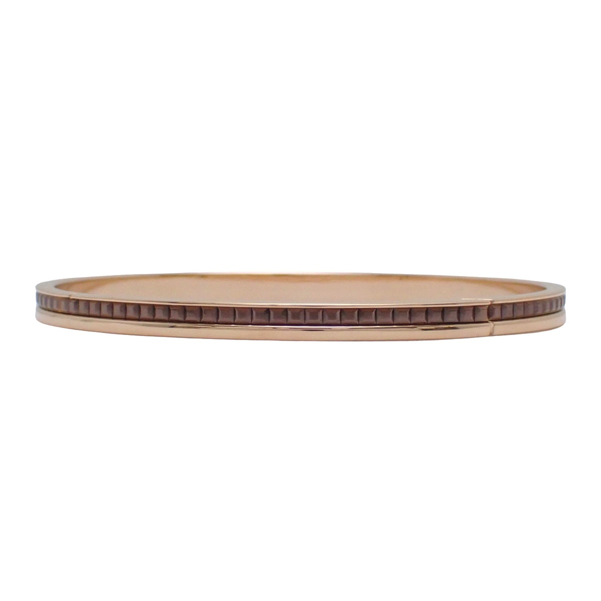 QUATRE CLASSIQUE キャトル クラシック バングル ハーフ K18PG K18YG PVD 16 16.5g