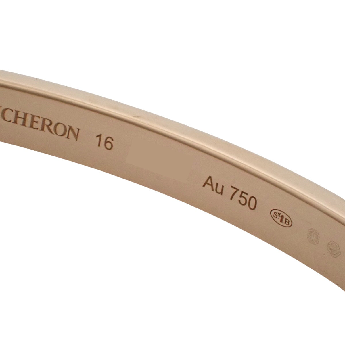 QUATRE CLASSIQUE キャトル クラシック バングル ハーフ K18PG K18YG PVD 16 16.5g