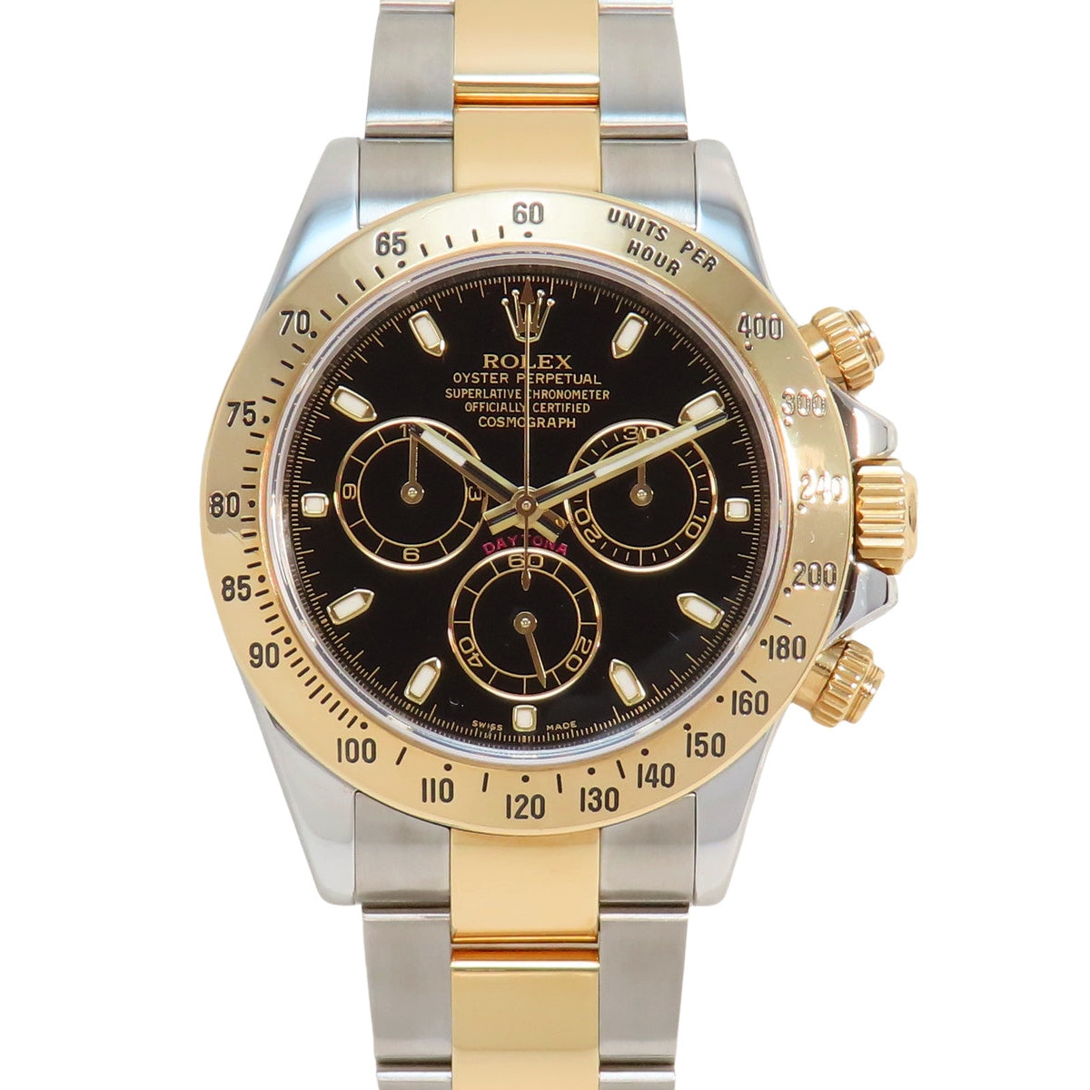 Daytona 116523 YG/SS G-serial Black Automatic Men's