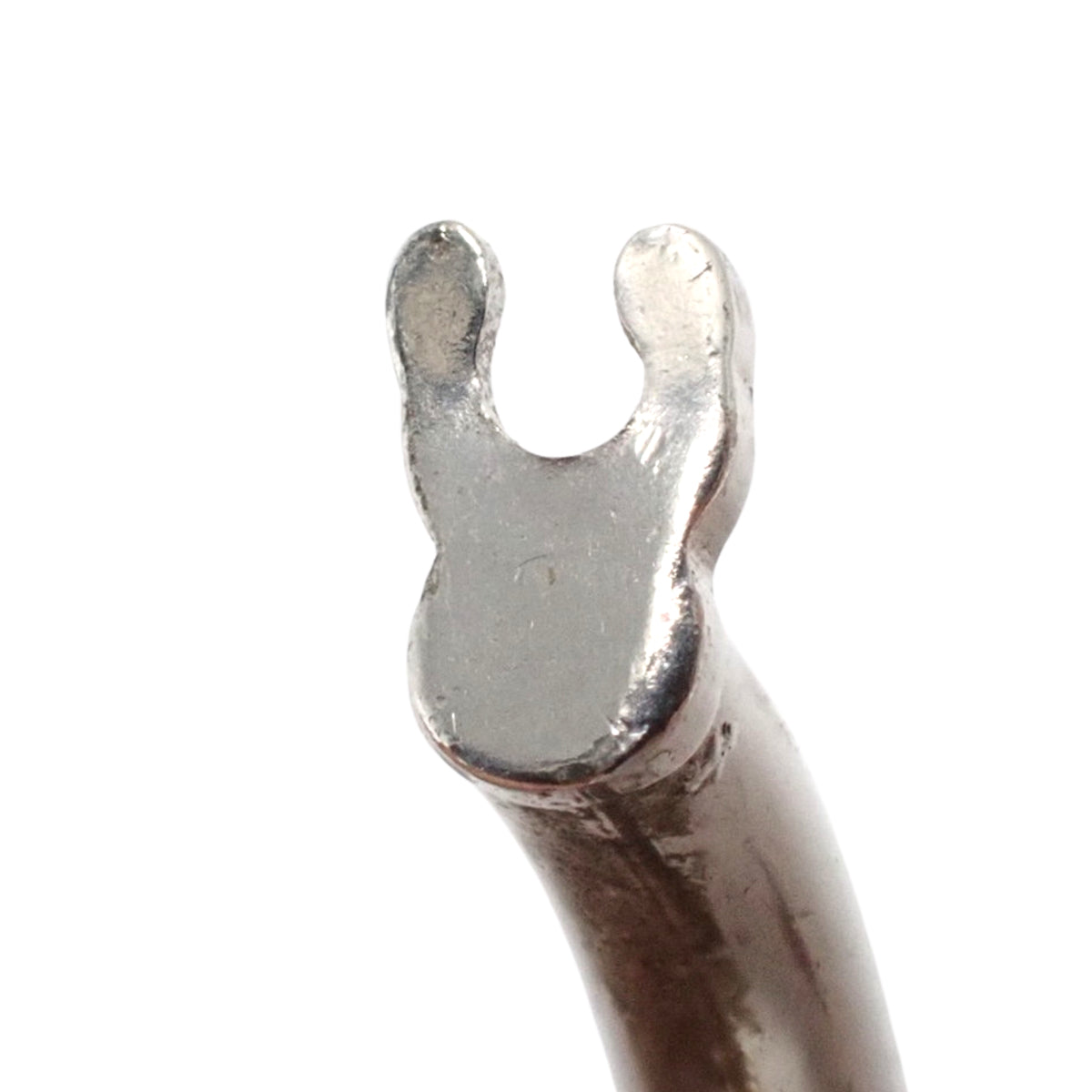 エナメル メタル ピアス シルバー SV925