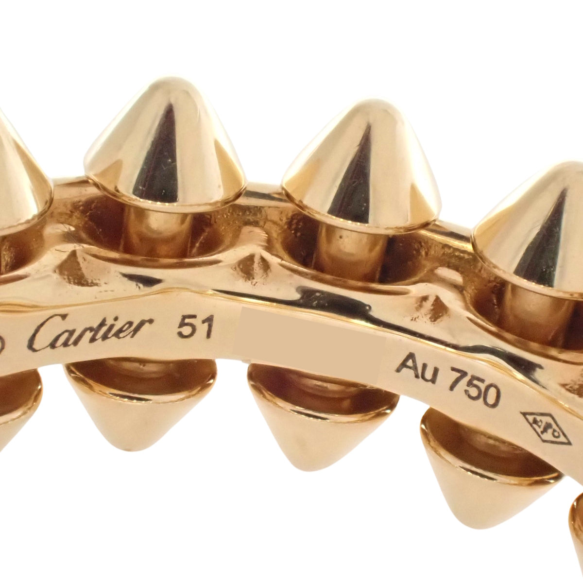Clash de Cartier ring, MM, yellow gold, K18YG, 51, 11.1g