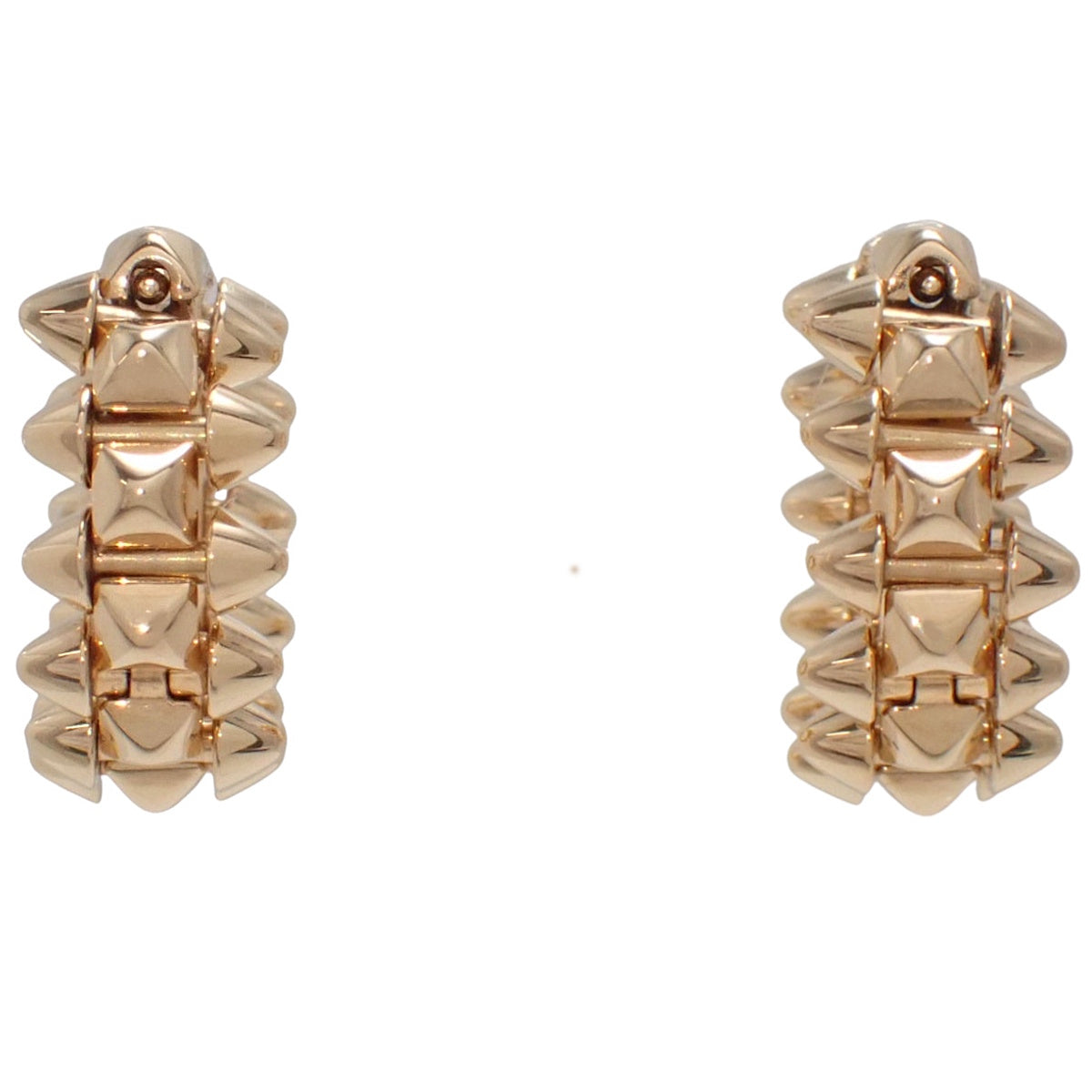 Clash de Cartier Hoop Earrings, Mini Model, Pink Gold, K18PG, 8.4g
