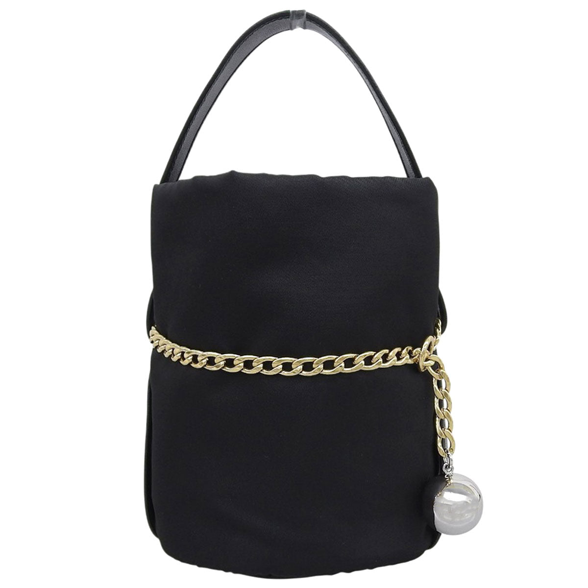 プチ サック Re-Nylon ミニバケットバッグ ナイロン ナッパレザー NERO ネロ 1BE088