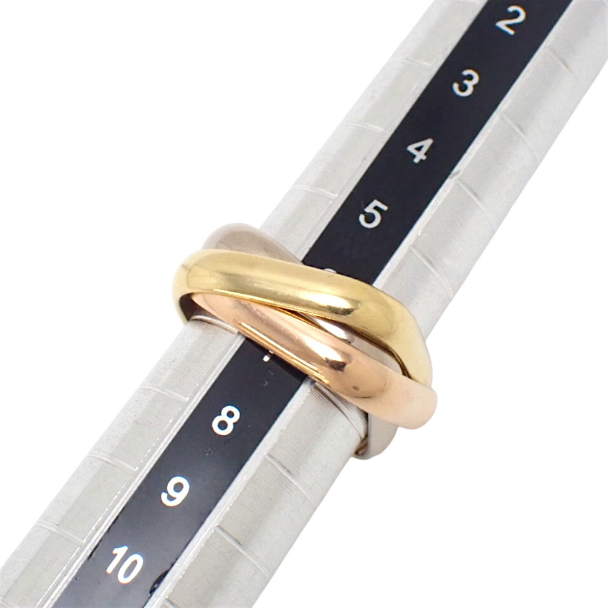 トリニティクッション リング クラシックモデル K18PG YG WG 48 7.8g