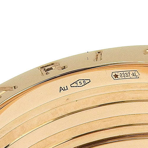 B-zero1 Rock 2-Band Ring 358015 (current as of November 2024) K18 Pink Gold with PG and Black Ceramic, Accessory, Jewelry, B-zero1, Size 13.5 (53.5)