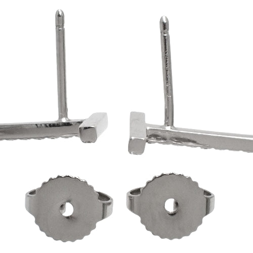 0.235/0.235 ティファニーT ダイヤモンド バー ダイヤモンド K18 ホワイトゴールド WG アクセサリー ジュエリー パヴェ