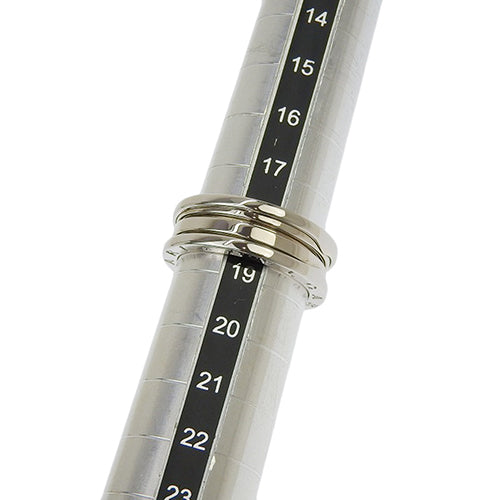 B-zero1 B-zero1 Ring, 18K White Gold, WG, Accessory, Jewelry, B-zero1, 2-Band, Size 18.5 (58.5)