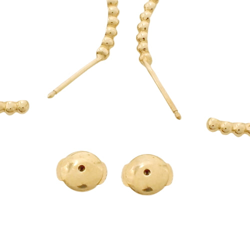 ペルレ フープ スモールモデル ピアス VCARO3YD00 K18 イエローゴールド YG アクセサリー ジュエリー