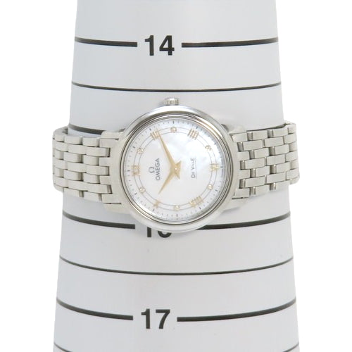 424.10.27.60.55.001 De Ville Prestige SS Stainless Steel Quartz White
