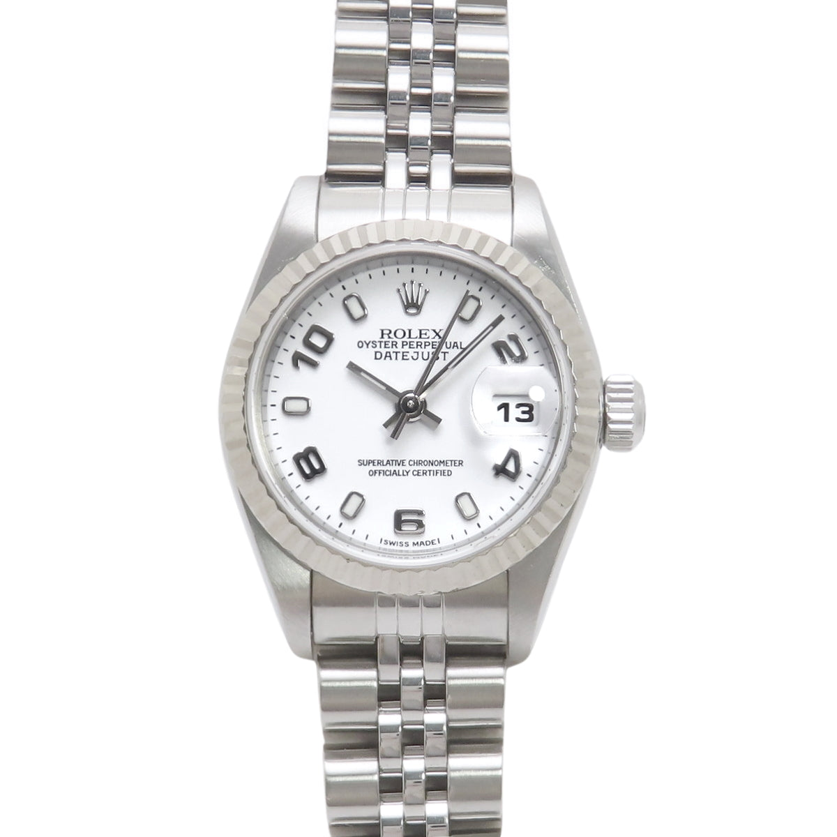 【保証書付】79174 デイトジャスト WG/SS Y番(2002年) 自動巻き 2006年4月購入 ホワイト シルバー