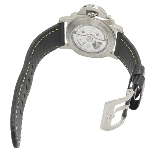 【保証書付】ルミノール GMT パワーリザーブ PAM01321 ステンレススチール SS 自動巻き 2019年8月購入 ブラック ブラック