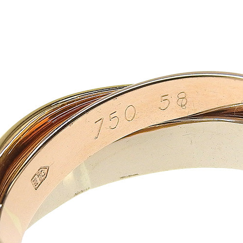 les must de Cartier トリニティ リング イエローゴールド K18YG ピンクゴールド K18PG K18 ホワイトゴールド WG アクセサリー ジュエリー 3連 三連