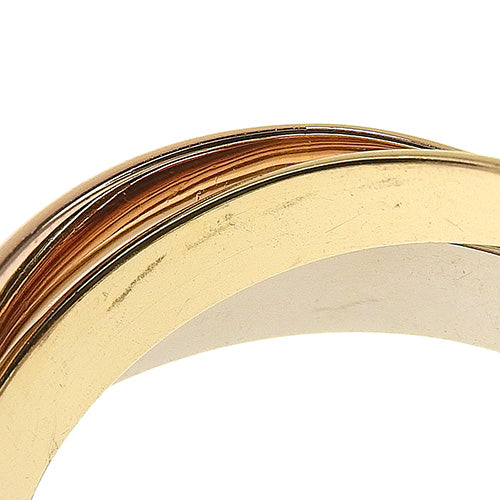 les must de Cartier トリニティ リング イエローゴールド K18YG ピンクゴールド K18PG K18 ホワイトゴールド WG アクセサリー ジュエリー 3連 三連