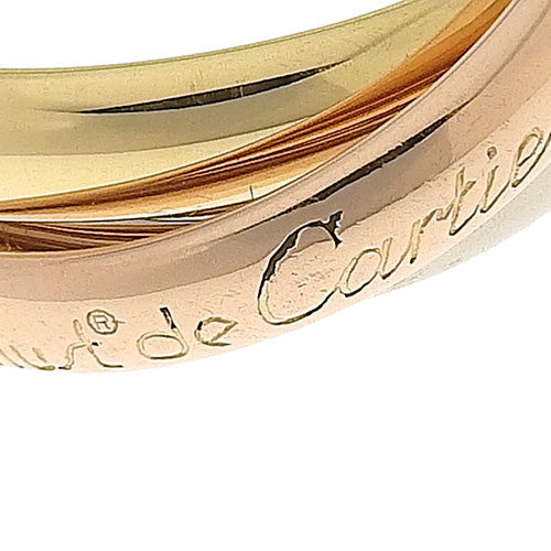 les must de Cartier トリニティ リング イエローゴールド K18YG ピンクゴールド K18PG K18 ホワイトゴールド WG アクセサリー ジュエリー 3連 三連