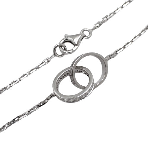 LOVE Diamond Necklace, Diamond, White Gold (K18WG), Accessory, Jewelry, Baby Love