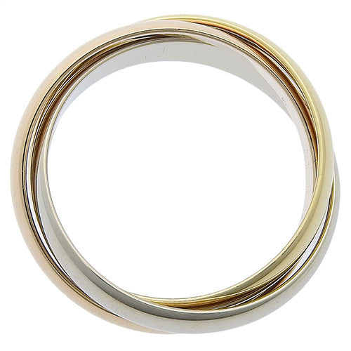les must de Cartier トリニティ リング イエローゴールド K18YG ピンクゴールド K18PG K18 ホワイトゴールド WG アクセサリー ジュエリー 3連 三連