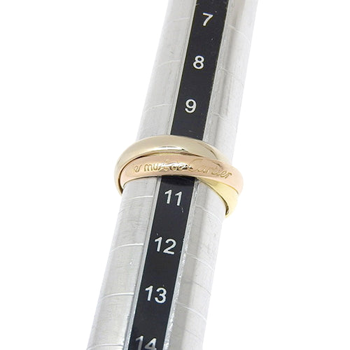 must de Cartier トリニティ リング イエローゴールド K18YG ピンクゴールド K18PG K18 ホワイトゴールド WG アクセサリー ジュエリー 3連 三連