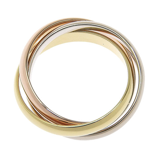 les must de Cartier トリニティ リング イエローゴールド K18YG ピンクゴールド K18PG K18 ホワイトゴールド WG アクセサリー ジュエリー 3連 三連