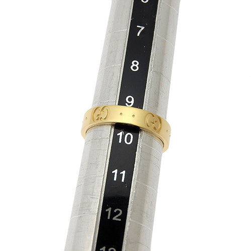 アイコン リング 660070 J8500 8000(2024年11月現座現行品) K18 イエローゴールド YG アクセサリー ジュエリー GGロゴ 9.5(49.5)号
