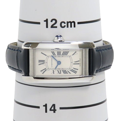 Tank American SM WSTA0043 SS/Leather Quartz Silver Black