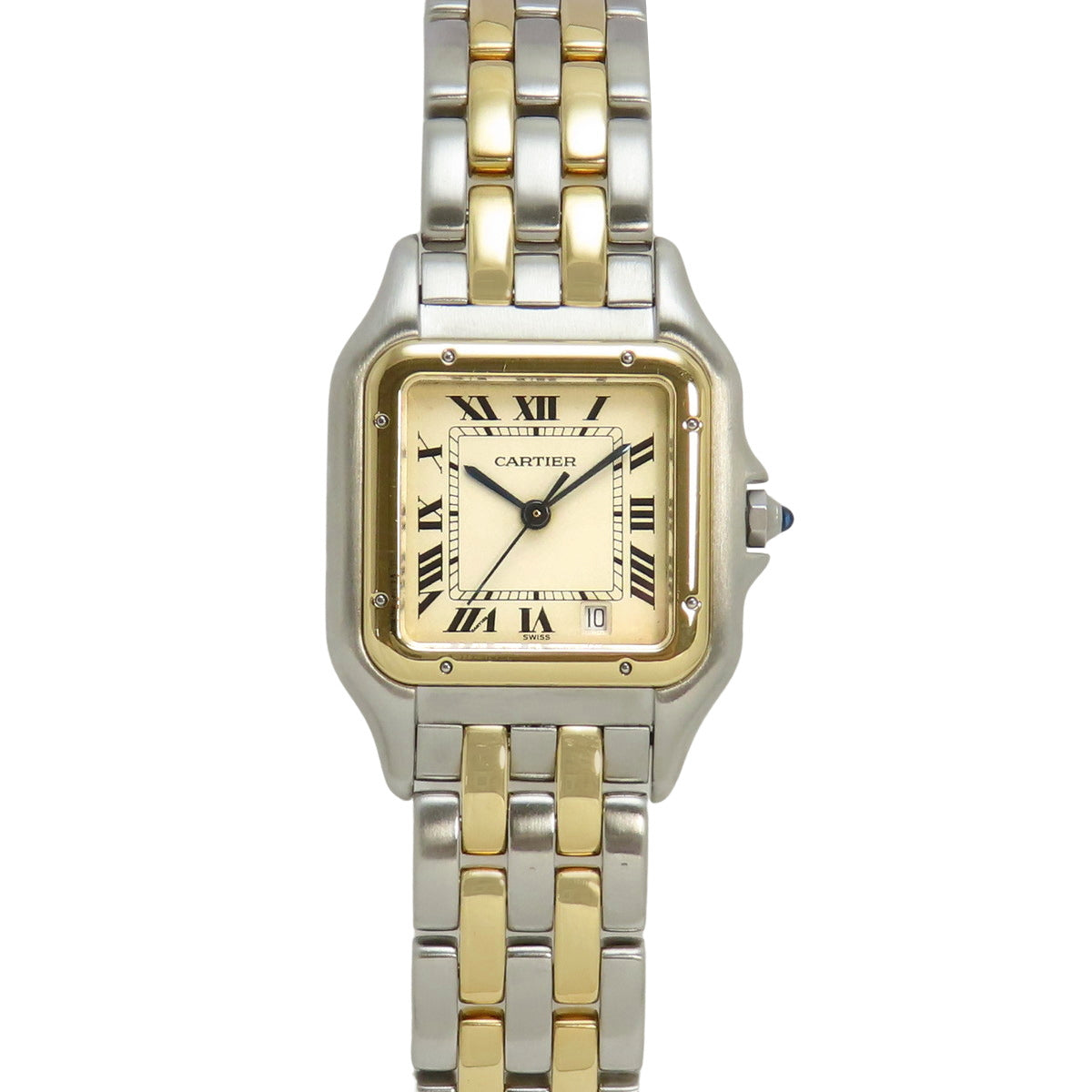 Panthère MM W25028B6 YG/SS Quartz 2-row Ivory Silver