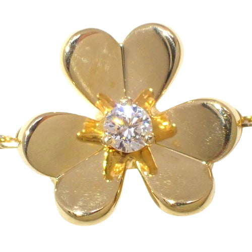 フリヴォル ブレスレット ミニモデル ダイヤモンド イエローゴールド K18YG アクセサリー ジュエリー 花 フラワー 1PD 1ポイント ダイヤ