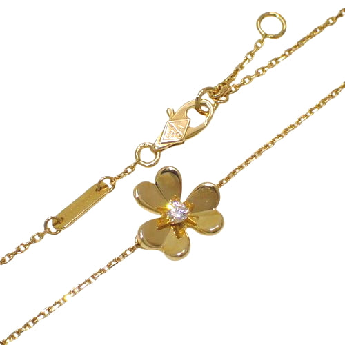 フリヴォル ブレスレット ミニモデル ダイヤモンド イエローゴールド K18YG アクセサリー ジュエリー 花 フラワー 1PD 1ポイント ダイヤ