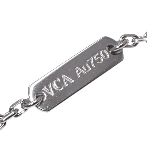 ヴィンテージ アルハンブラ ペンダント マザーオブパール VCARF48700 K18 ホワイトゴールド WG アクセサリー ジュエリー フラワー 花 クローバーモチーフ
