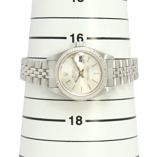 【保証書付】69174 デイトジャスト WG/SS T番(1996年) 自動巻き シルバー シルバー