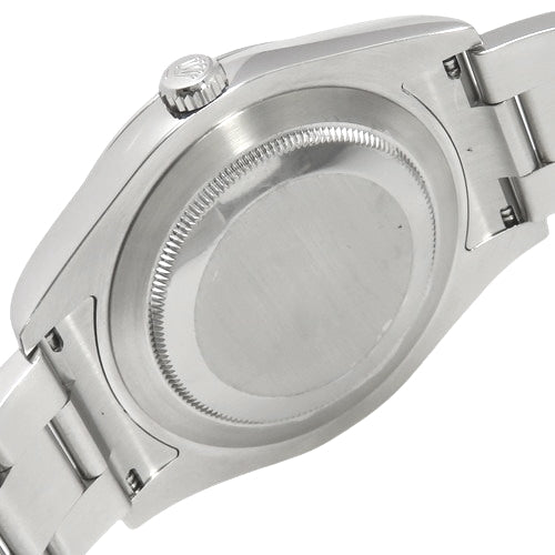 【保証書付】116300 デイトジャスト 2 SS ランダム番 自動巻き オイスター ブレスレット 2016年5月購入 ブラック シルバー