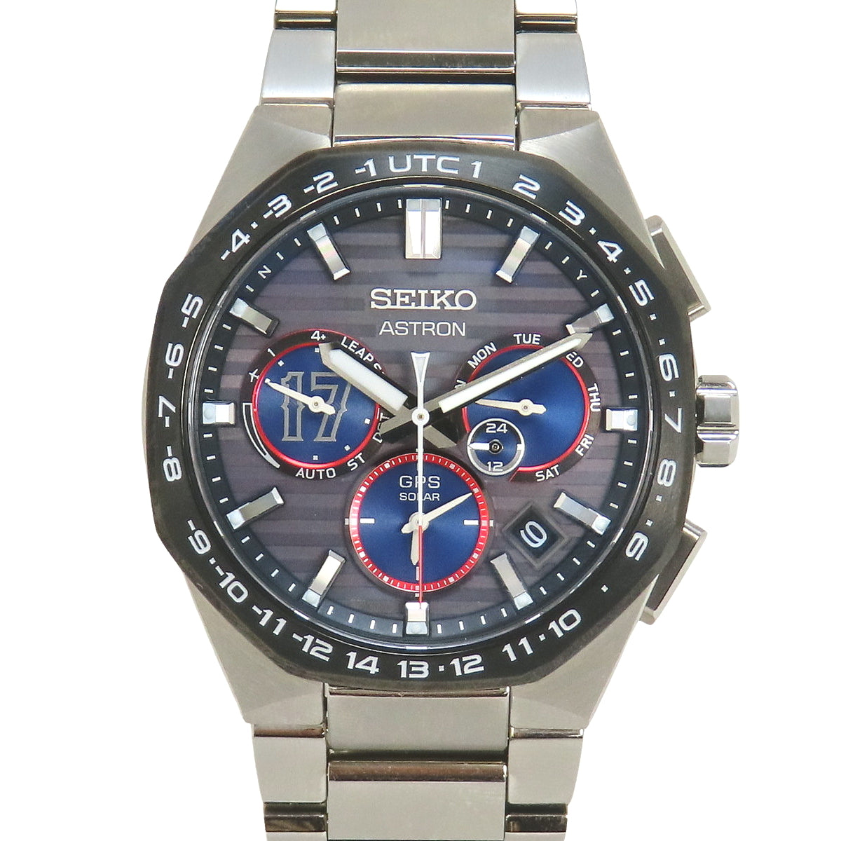 SBXC141 Astron Shohei Ohtani 2023 Titanium Solar Radio-Controlled Watch, Gray, with 2023 Warranty