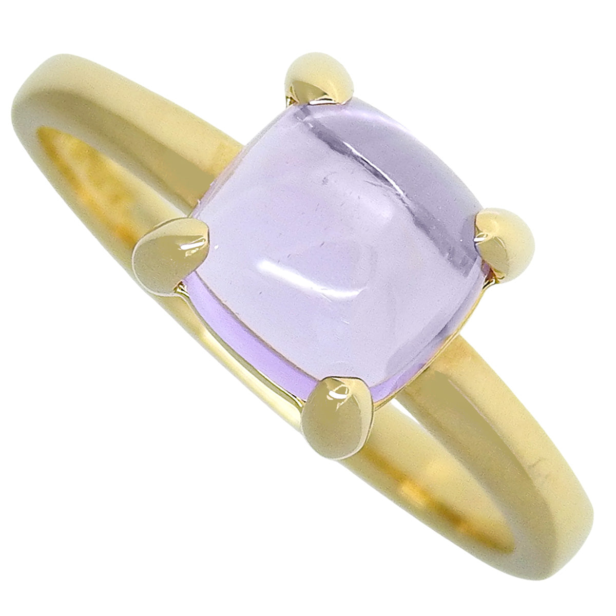 Sugar Stack Ring, Amethyst, K18 Yellow Gold (YG)
