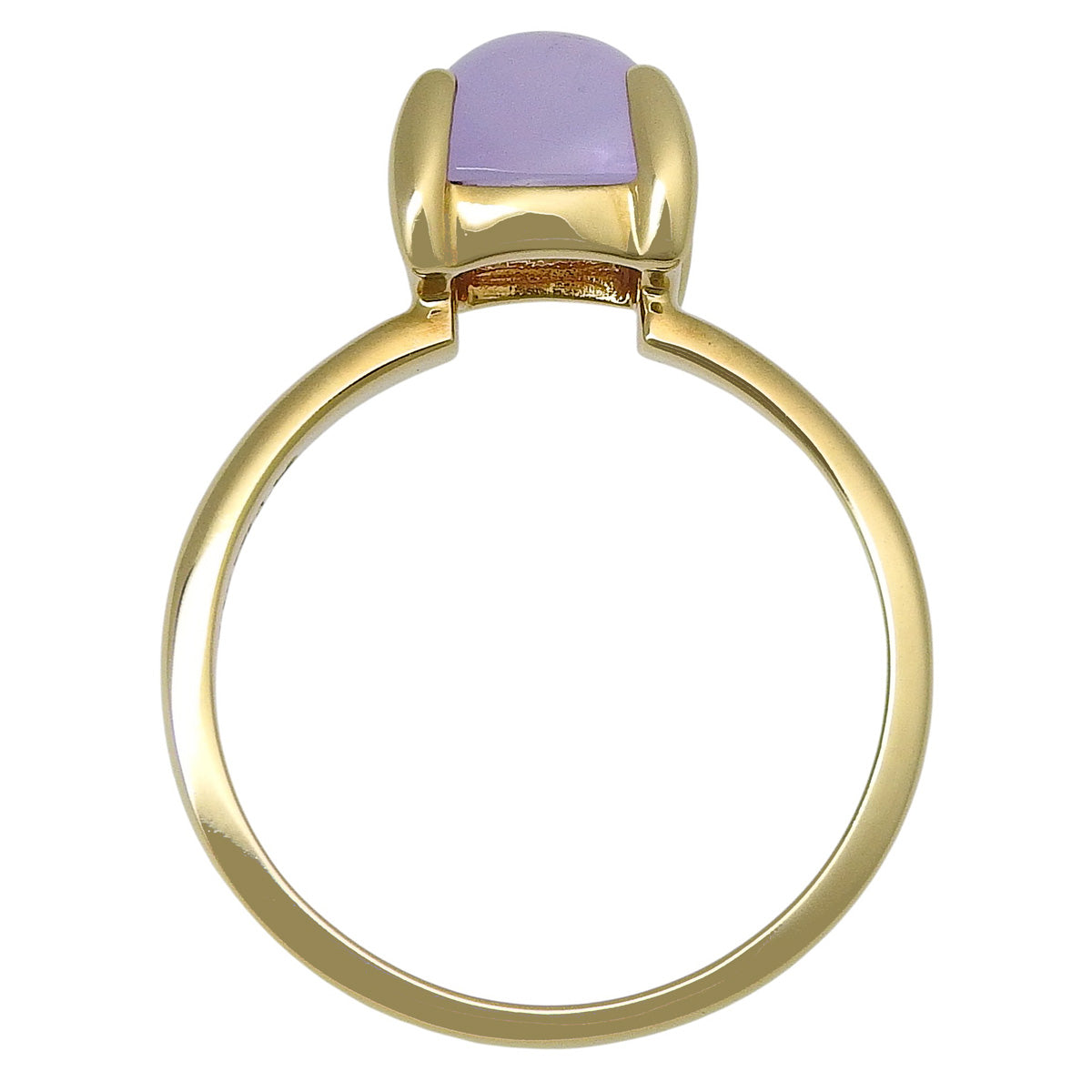 Sugar Stack Ring, Amethyst, K18 Yellow Gold (YG)