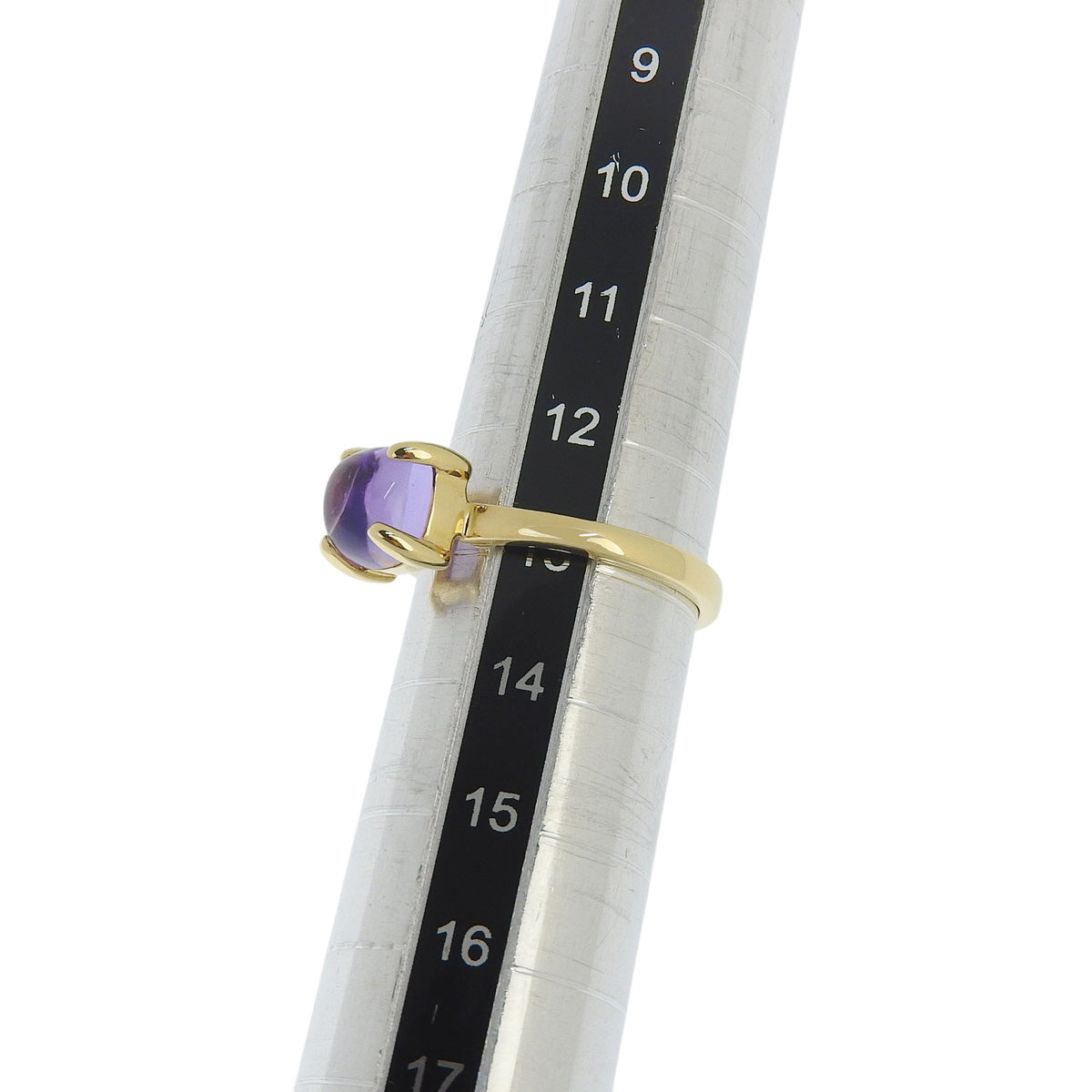 Sugar Stack Ring, Amethyst, K18 Yellow Gold (YG)