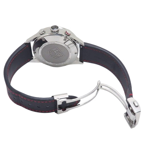Carrera Caliber 16 CV2A11-1 SS/Rubber Stainless Steel Automatic White Black